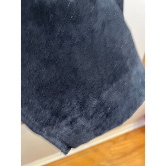 Retro Suede Maxi Skirt Black L Classic Festive Holiday Preppy Boho Western 80s - Picture 5 of 9